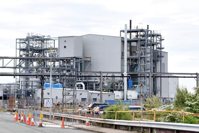 The plant produces hi-tech polymers used in a wide range of industries world-wide