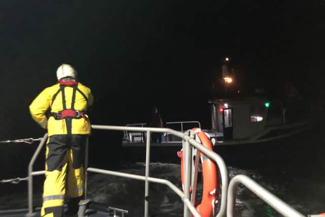 Lytham and St Annes RNLI volunteers were called out at 1.45am this morning (August 17) after a 30ft Colvic yacht with 2 people onboard got into difficulty at sea