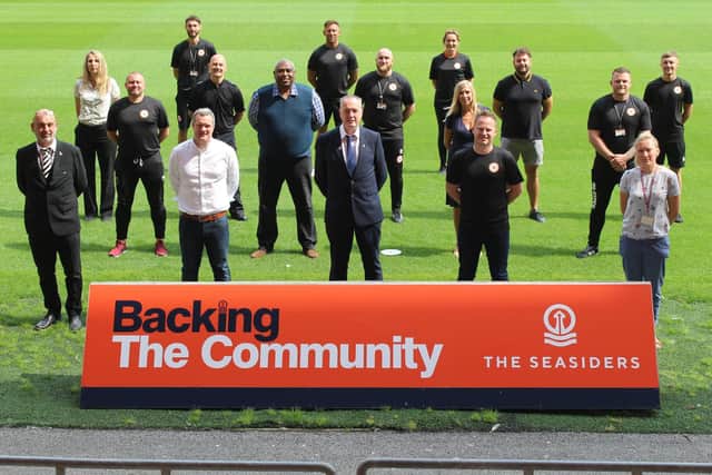 The launch of the Community Cohesion project at Bloomfield Road