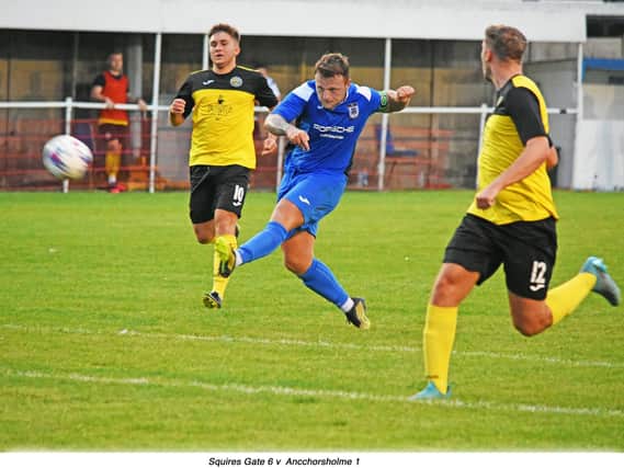 Squires Gate's pre-season games so far have been behind closed doors ... but that is set to end on Saturday