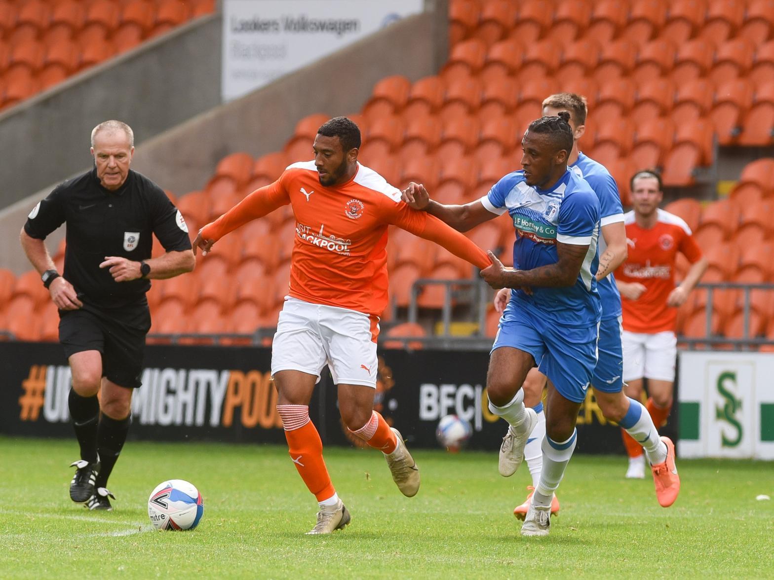 Blackpool new boy is fighting fit for the season ahead