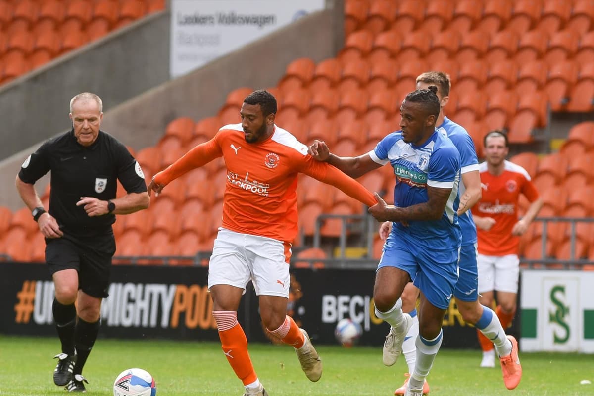 Jake Balmforth Blackpool new boy is fighting fit for the season ahead