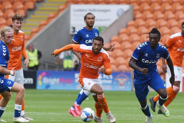 Blackpool drew with Everton at the weekend