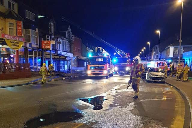 A joint police and fire investigation is now underway following the fire at a shop and the flat above last night