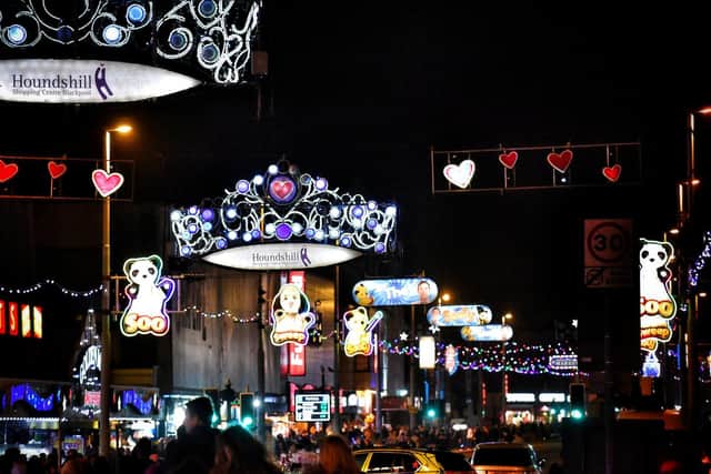 Blackpool's Illuminations team has won a contract to light Crewe town centre