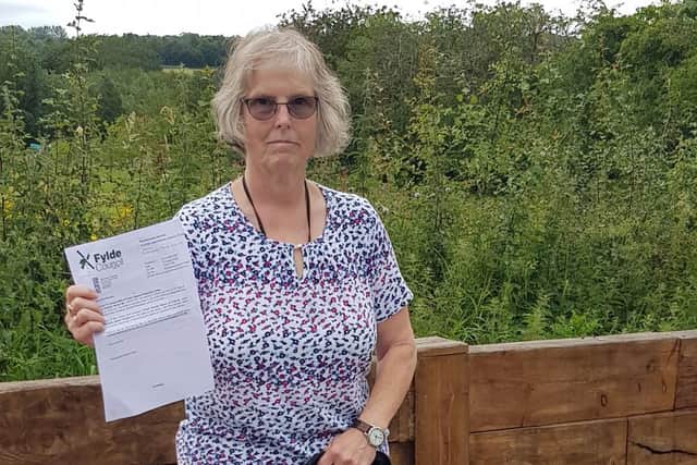Sue Bradley from Tyldesley is among dog owners who have objected to receiving fixed penalty notices