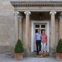 Guy and Julie Vass outside Melling Hall.