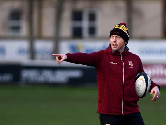 Warren Spragg has been leading his squad in non-contact training at Fylde