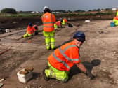 UCLan students have been helping out at the A585 bypass archaeology project