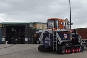 Lifeboat volunteers were called out at St Annes today