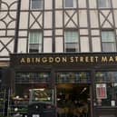 Abingdon Street Market which the council plans to redevelop using Future High Streets Funding