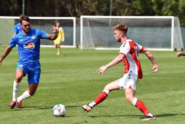 Callum Camps takes the number 10 shirt at Fleetwood Town