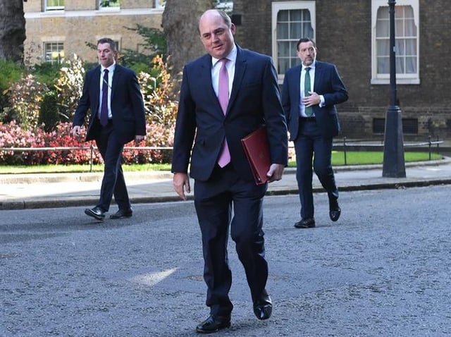 Wyre and Preston North MP Ben Wallace spotted shaking ...