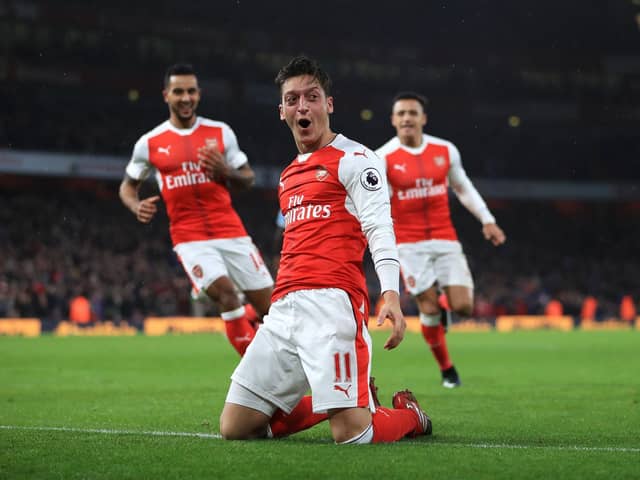 Mesut Ozil joined the Gunners seven years ago