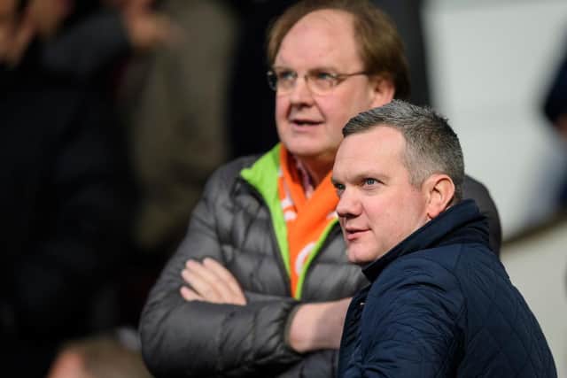 Chief executive Ben Mansford was on hand to speak to fans