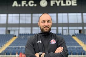 AFC Fylde goalkeeping coach Joe Potts   Picture: Steve McLellan