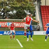 Ched Evans finds the net for Fleetwood Town Picture: Stephen Buckley/PRiME Media Images