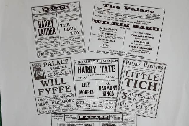 Comedians Harry Tate and Will Fyffe topped the bill in these shows