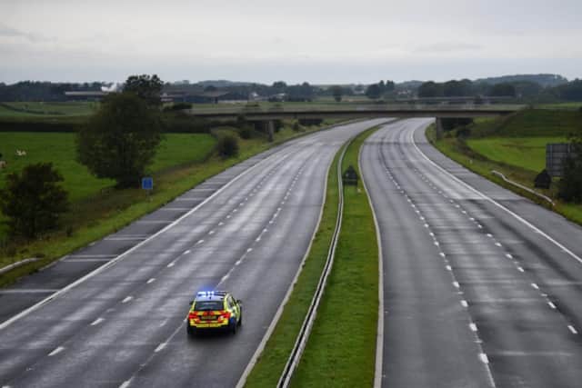 Accident investigators say a 32-year-old man from Blackburn was killed after an Audi A4 crashed into the rear of his Suzuki motorbike, forcing him off the bike and into oncoming traffic