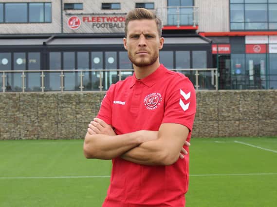 Jayson Leutwiler will compete with Alex Cairns for the goalkeeper's jersey at Fleetwood while Joel Coleman is out injured