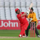 Blackpool's Steven Croft was top scorer for Lancashire with 37 at Trent Bridge