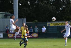 Junior Mondal goes close for the Coasters at Warrington