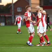 Paddy Madden scored Fleetwood Town's opening goal   Picture: Kipax/PRiME Media Images Limited