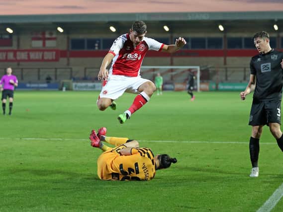 Fleetwood Town's games have been played against the backdrop of empty stands   Picture: Kipax/PRiME MEDIA IMAGES LIMITED
