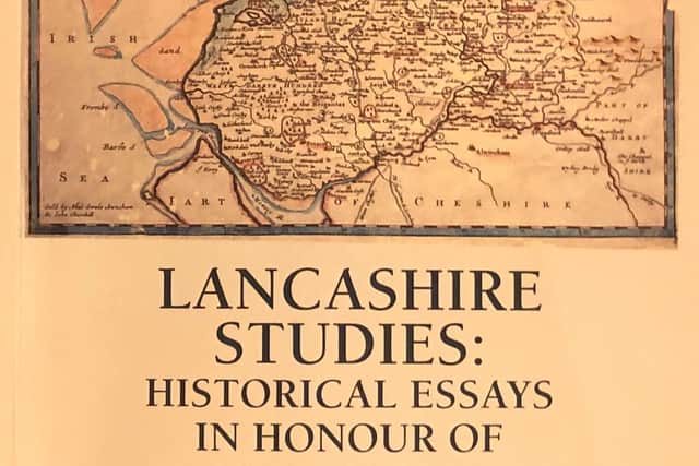 Part of the cover of the tribute publication 'Lancashire Studies'