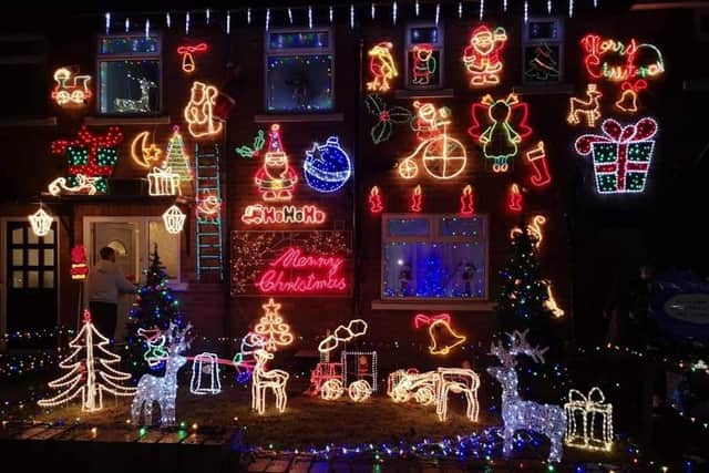 Crystal King and Tim Holloway have held an annual Christmas event from their Devonshire Avenue, Thornton home for the last 3 years, but were "heartbroken" to have to cancel 2020's event due to the pandemic.