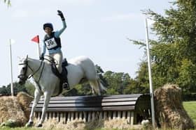 Finance director Helena Lavin on horse Ruby to clock up some kilometres for the dream team challenge.