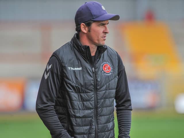 Fleetwood Town boss Joey Barton    Picture: Stephen Buckley/PRiME Media Images
