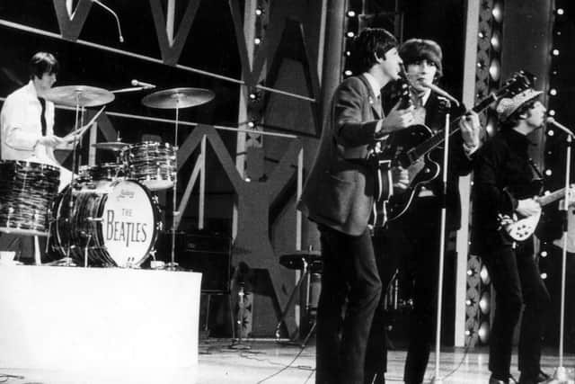 The Beatles on stage at the ABC in Blackpool