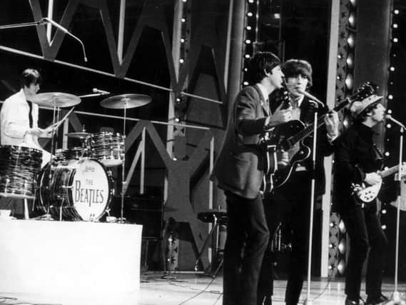 The Beatles on stage at the ABC in Blackpool