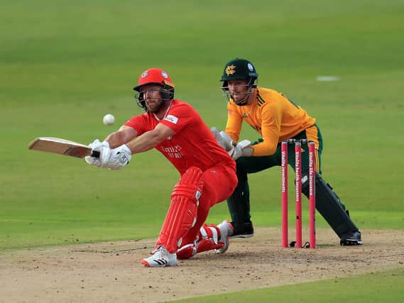 Blackpool's Steven Croft took the fight to Nottinghamshire with 33