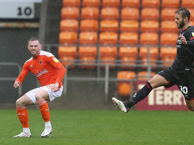 Jorge Grant capitalised on Blackpool errors to score twice from the penalty spot for Lincoln
