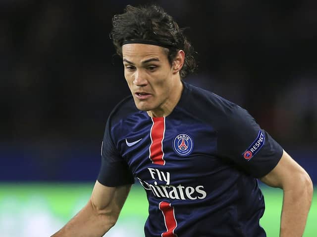 Striker Edinson Cavani