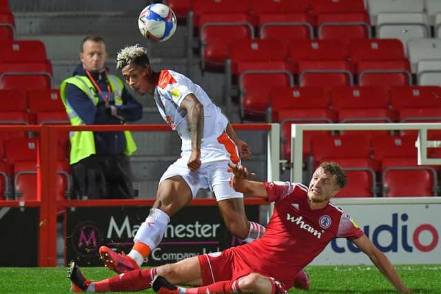 Jordan Gabriel impressed on his Blackpool debut