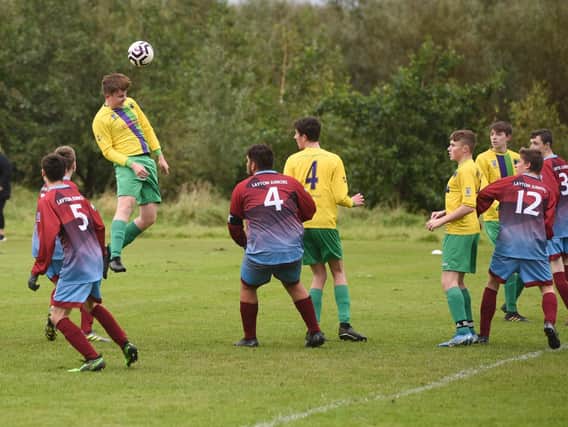 St Annes Yellows Under-16s rose to the occasion against Layton Clarets