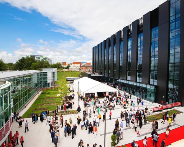 Last year UCLan  graduation ceremonies were held on campus for the first time