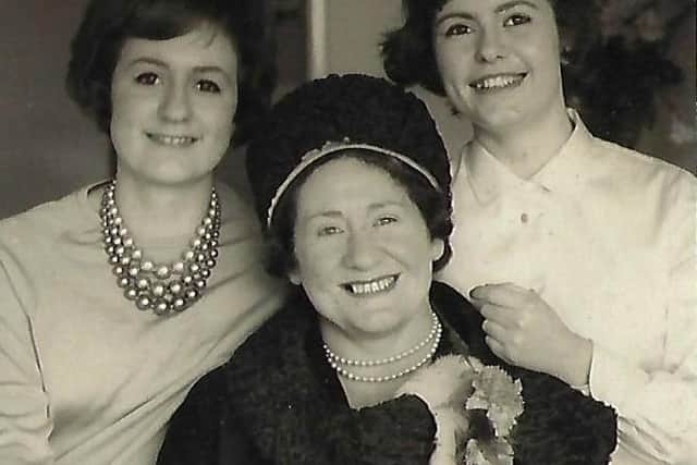 Margaret Taylor with daughters Valerie (left) and Marilyn. Photo courtesy of David Taylor