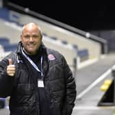 Jim Bentley gives AFC Fylde's first league win of the season his seal of approval
Picture: STEVE MCLELLAN