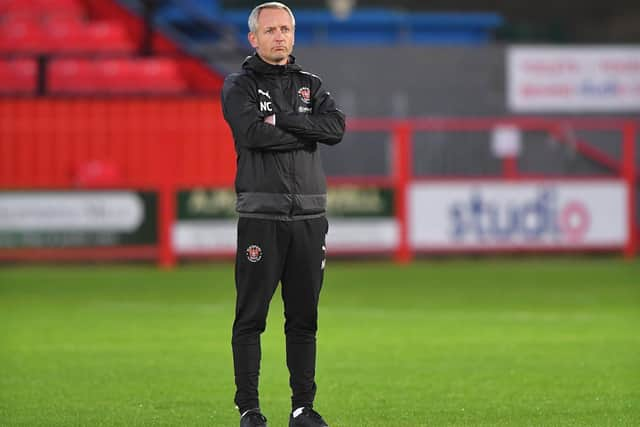 Blackpool head coach Neil Critchley