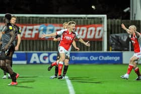 Harvey Saunders was among the goals again in Fleetwood Town's victory   Picture: Stephen Buckley/PRiME Media Images Limited