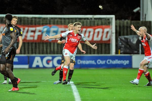 Harvey Saunders was among the goals again in Fleetwood Town's victory   Picture: Stephen Buckley/PRiME Media Images Limited