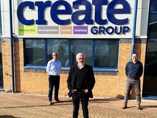 Create Development's development managers: Jim Storey, Neil Holland and Paul Rooney