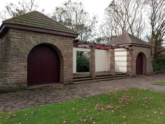 The pavilion at Devonshire Rock Gardens