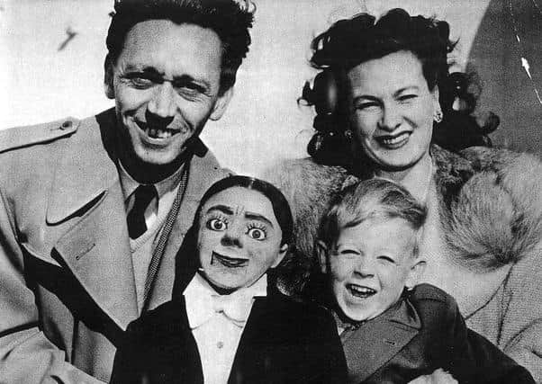 Arthur Worsley with his family and Charlie