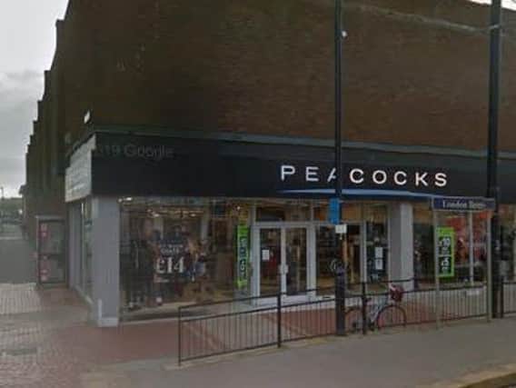 The Peacocks store on Lord Street in Fleetwood