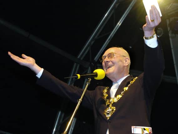Philip Dunne at the Switch On during his mayoral year